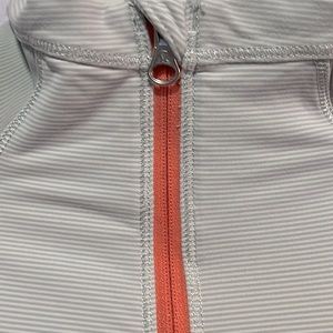 Lululemon sweater white with orange detailing